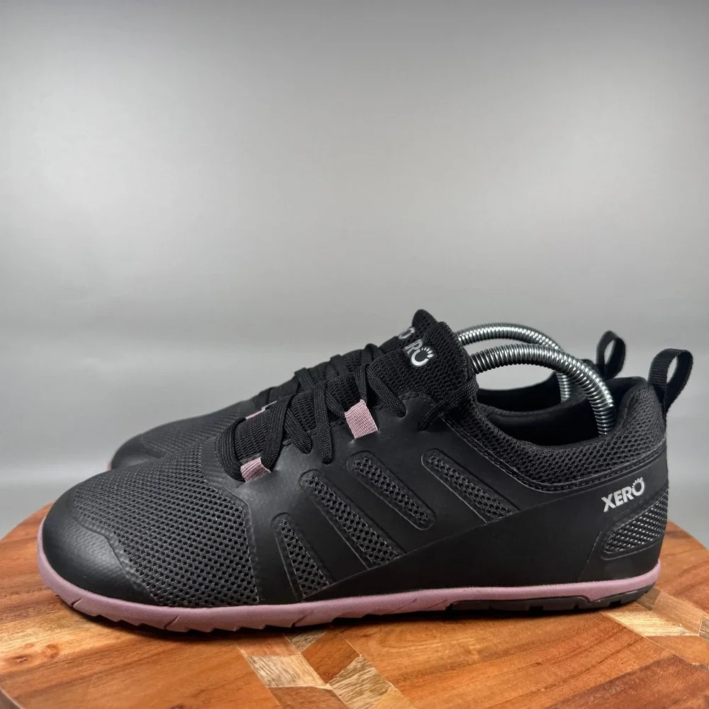 Xero Shoes Forza Runner Women 10 Black Mauve Barefoot Minimalist Shoe F220615W